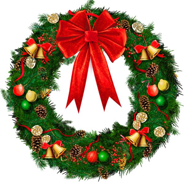 Christmas wreath PNG    图片编号:95106