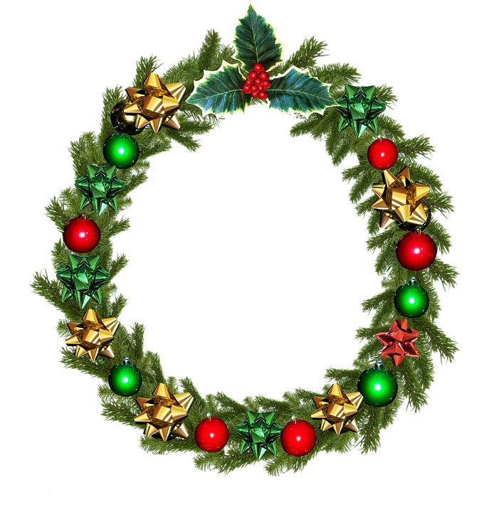 Christmas wreath PNG    图片编号:95108