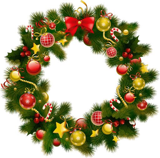 Christmas wreath PNG    图片编号:95118