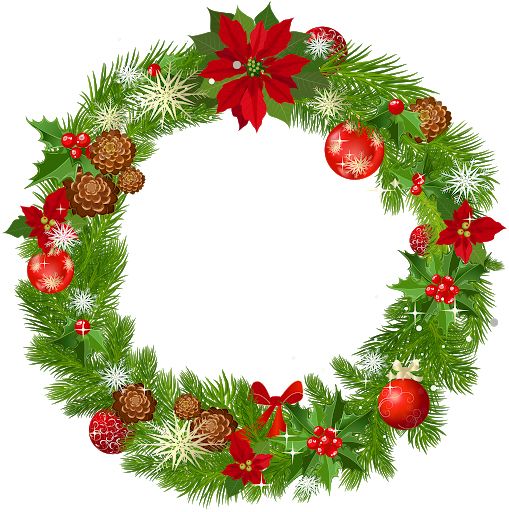 Christmas wreath PNG    图片编号:95120