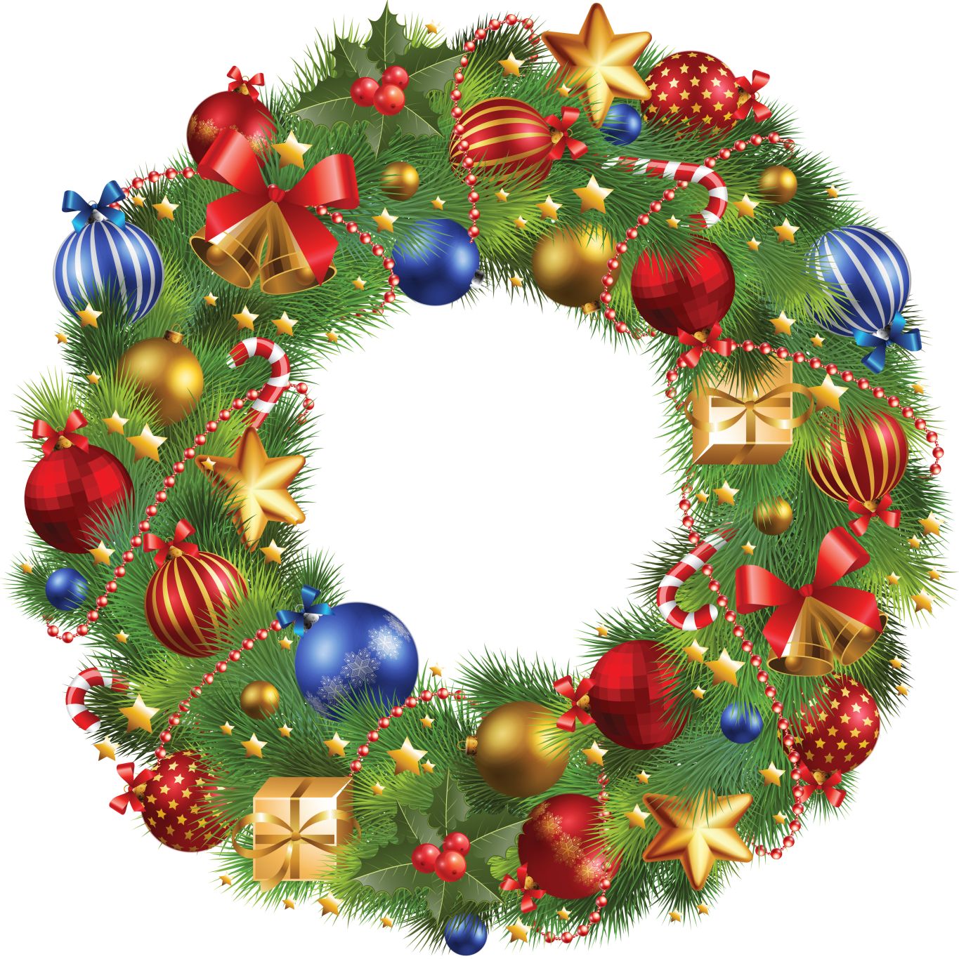 Christmas wreath PNG    图片编号:95121