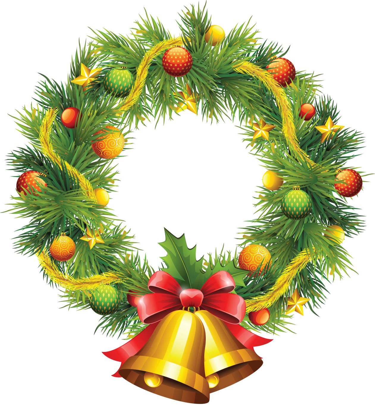 Christmas wreath PNG    图片编号:95124
