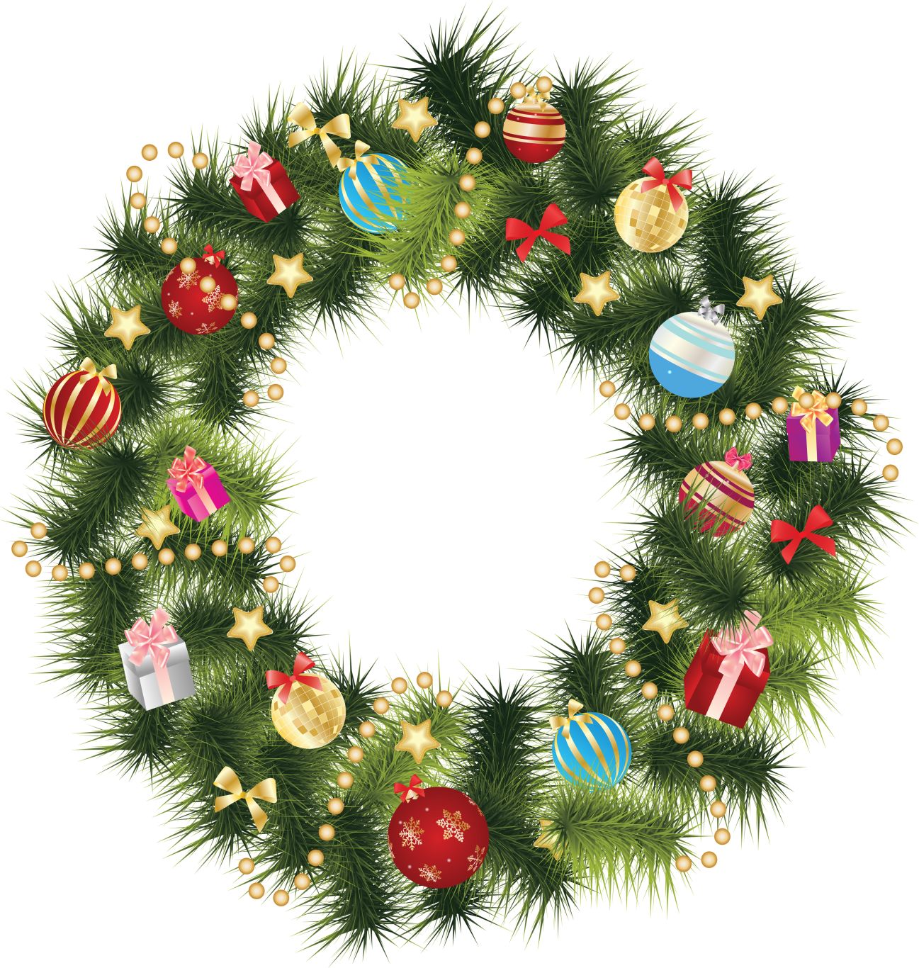 Christmas wreath PNG    图片编号:95125