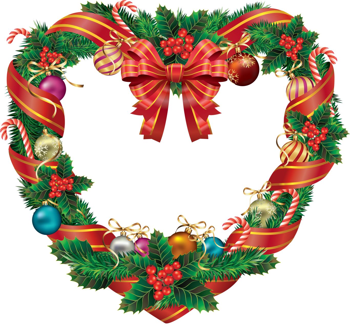 Christmas wreath PNG    图片编号:95126