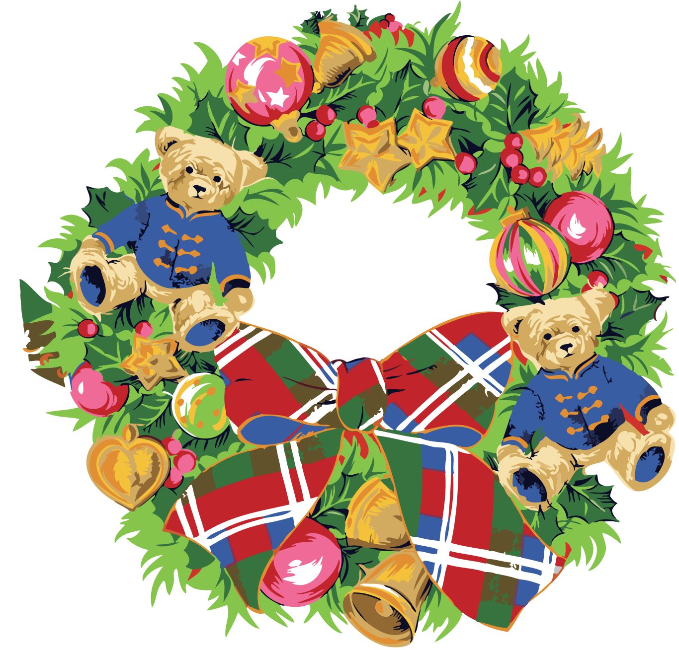 Christmas wreath PNG    图片编号:95128