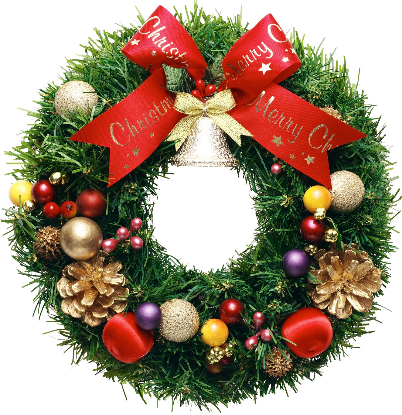 Christmas wreath PNG    图片编号:95129