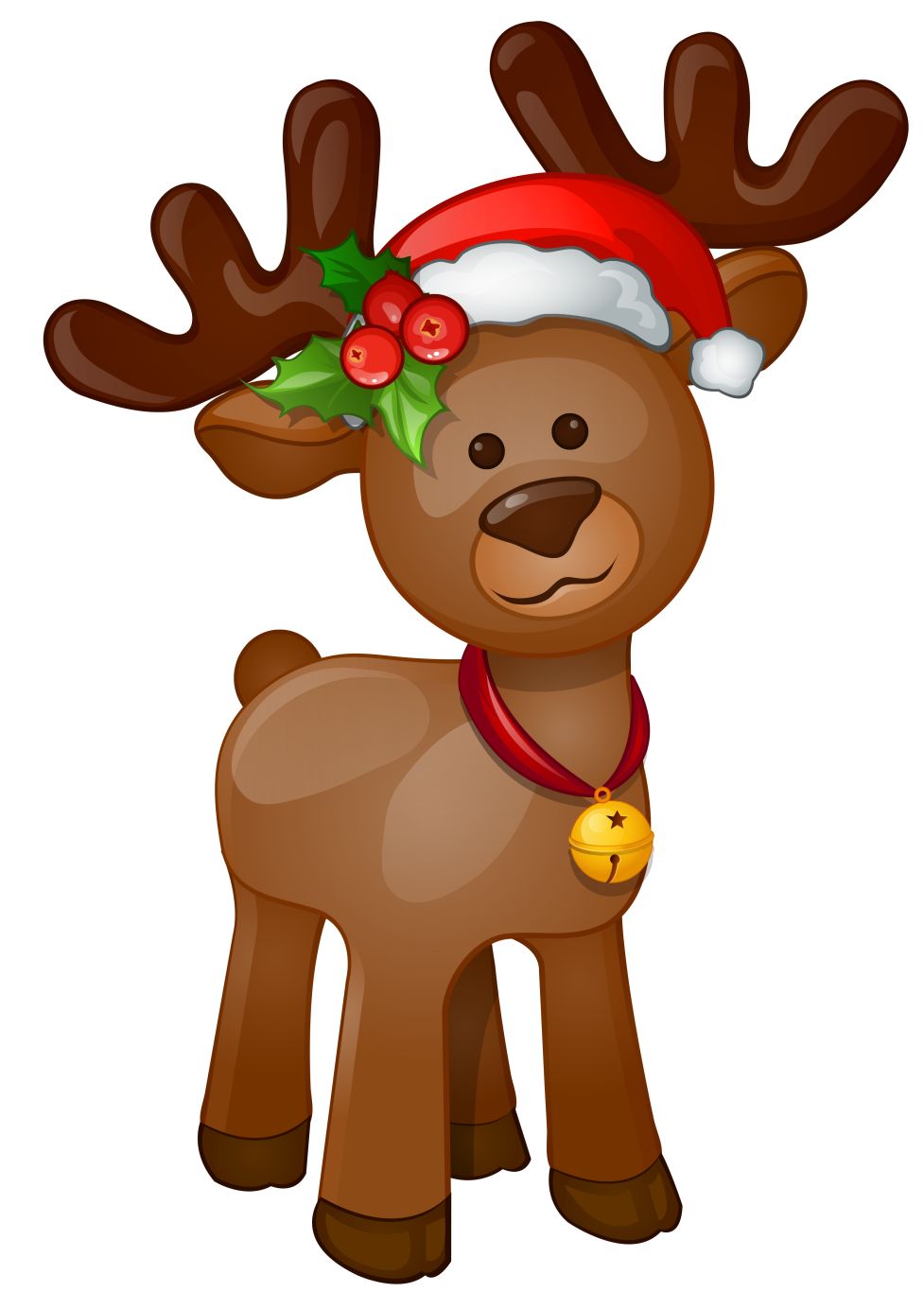 Santa Claus's reindeer PNG    图片编号:94900