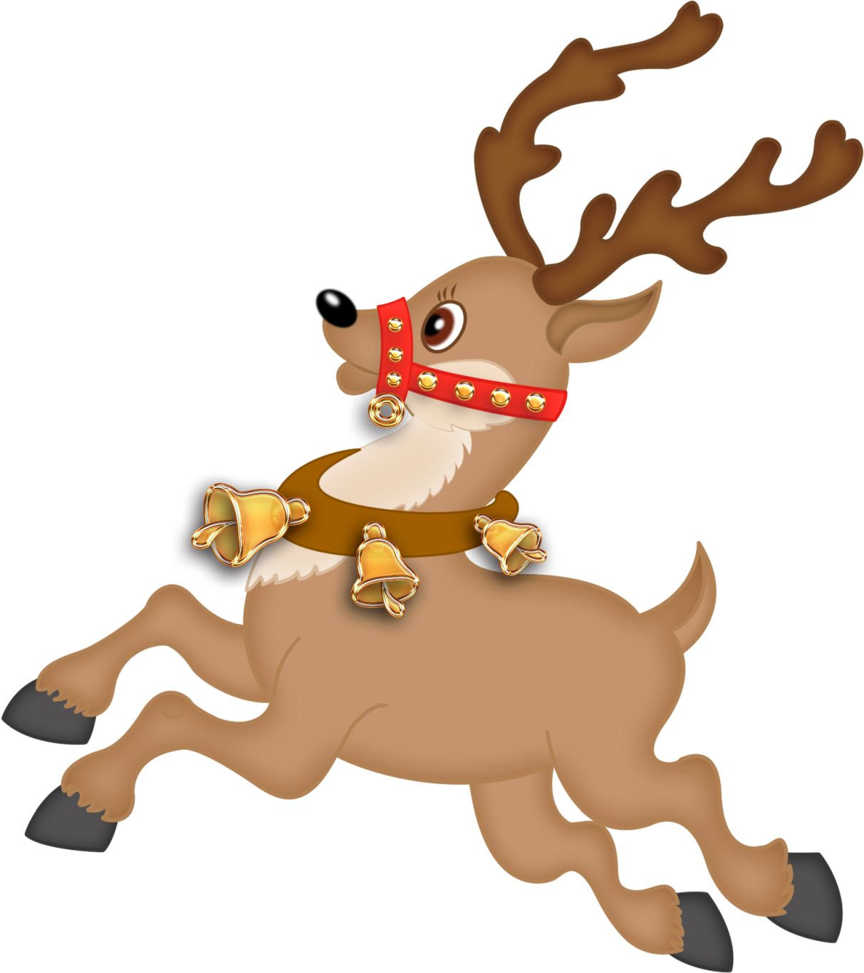 Santa Claus's reindeer PNG    图片编号:94909