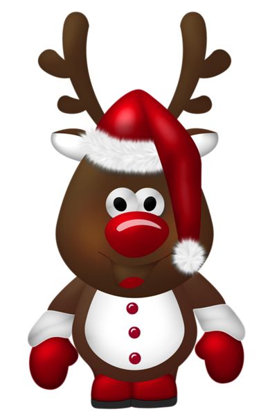 Santa Claus's reindeer PNG    图片编号:94911