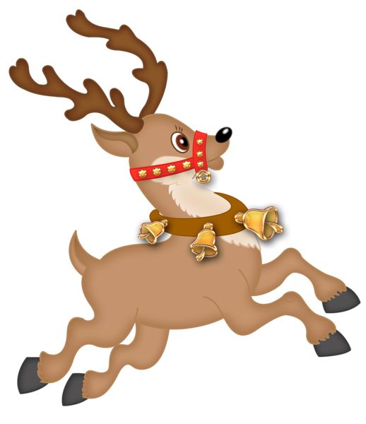 Santa Claus's reindeer PNG    图片编号:94914