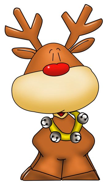 Santa Claus's reindeer PNG    图片编号:94923