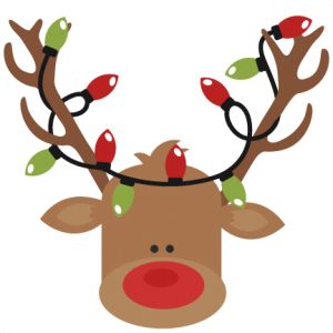 Santa Claus's reindeer PNG    图片编号:94969