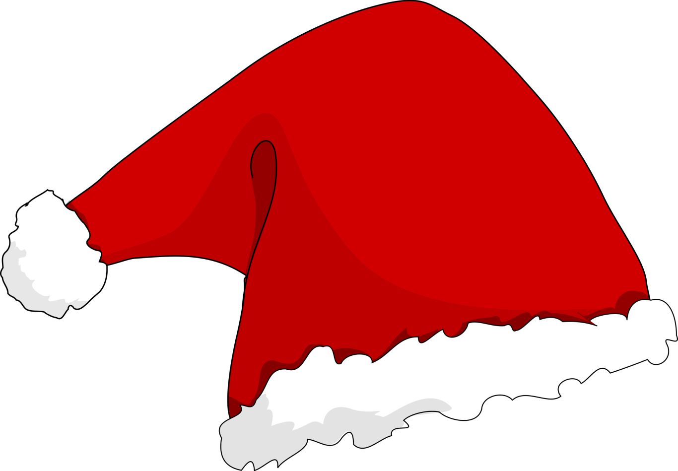 Santa Claus hat PNG    图片编号:39347