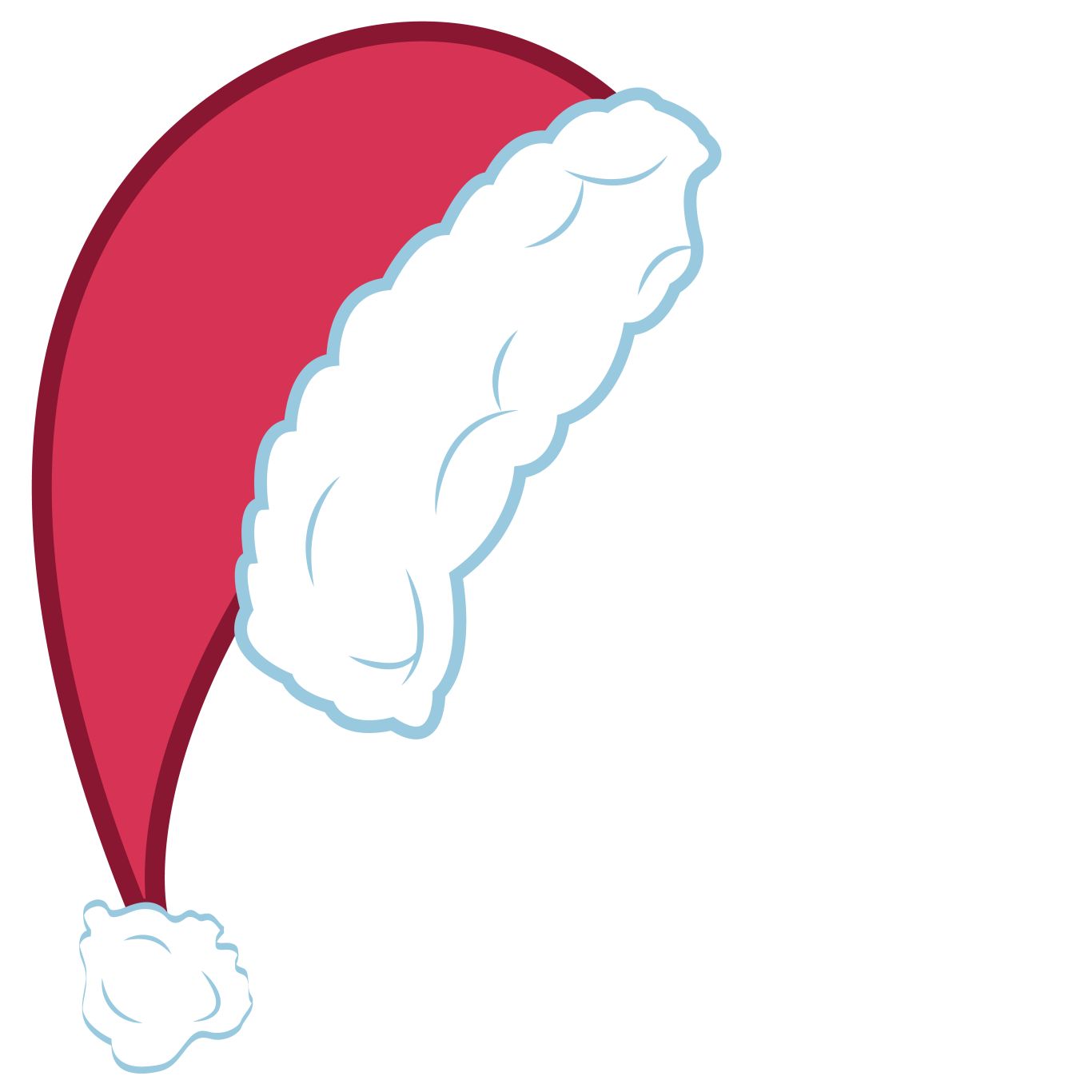 Santa Claus hat PNG    图片编号:39371