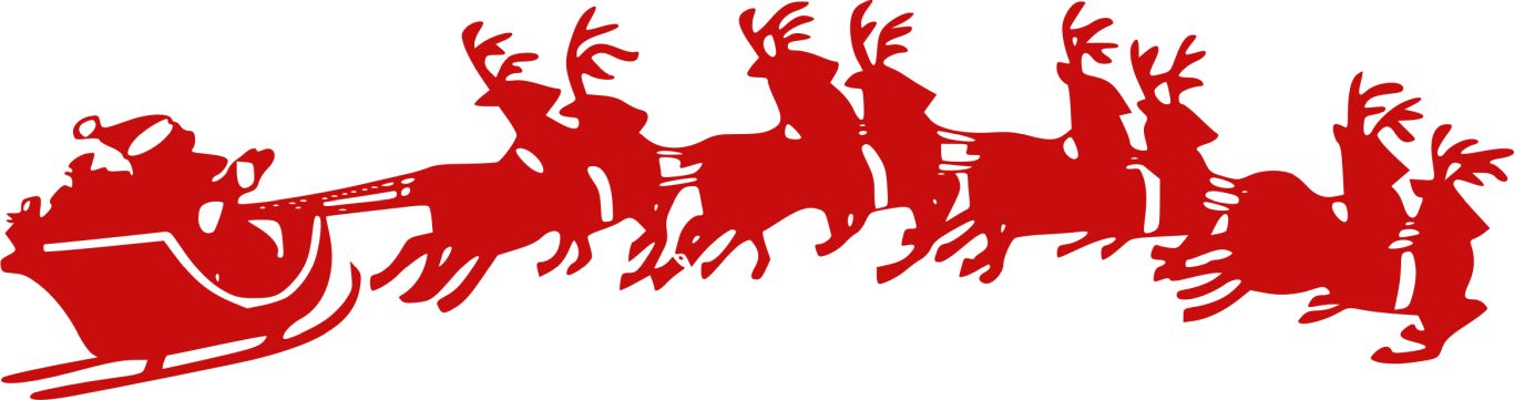 Santa sleigh PNG    图片编号:38711