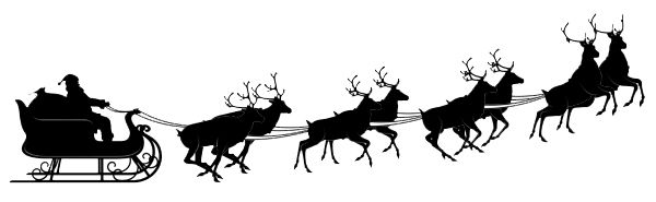 Santa sleigh PNG    图片编号:38721