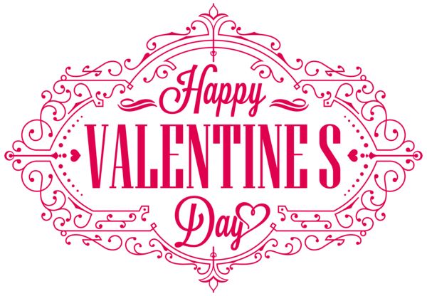 Happy Valentines Day PNG    图片编号:39505