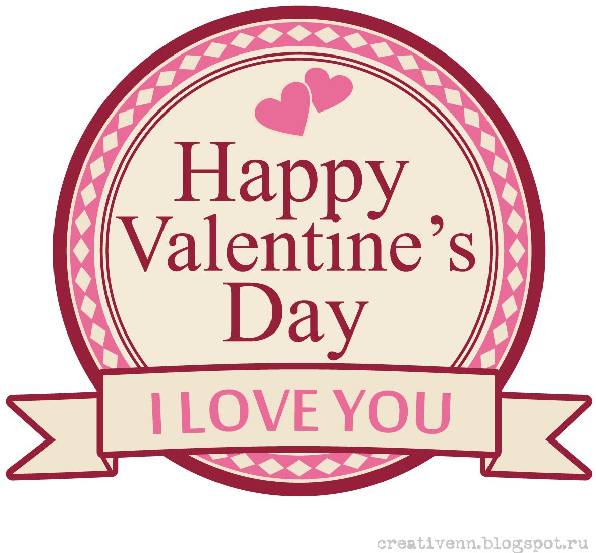 Happy Valentines Day PNG    图片编号:39590