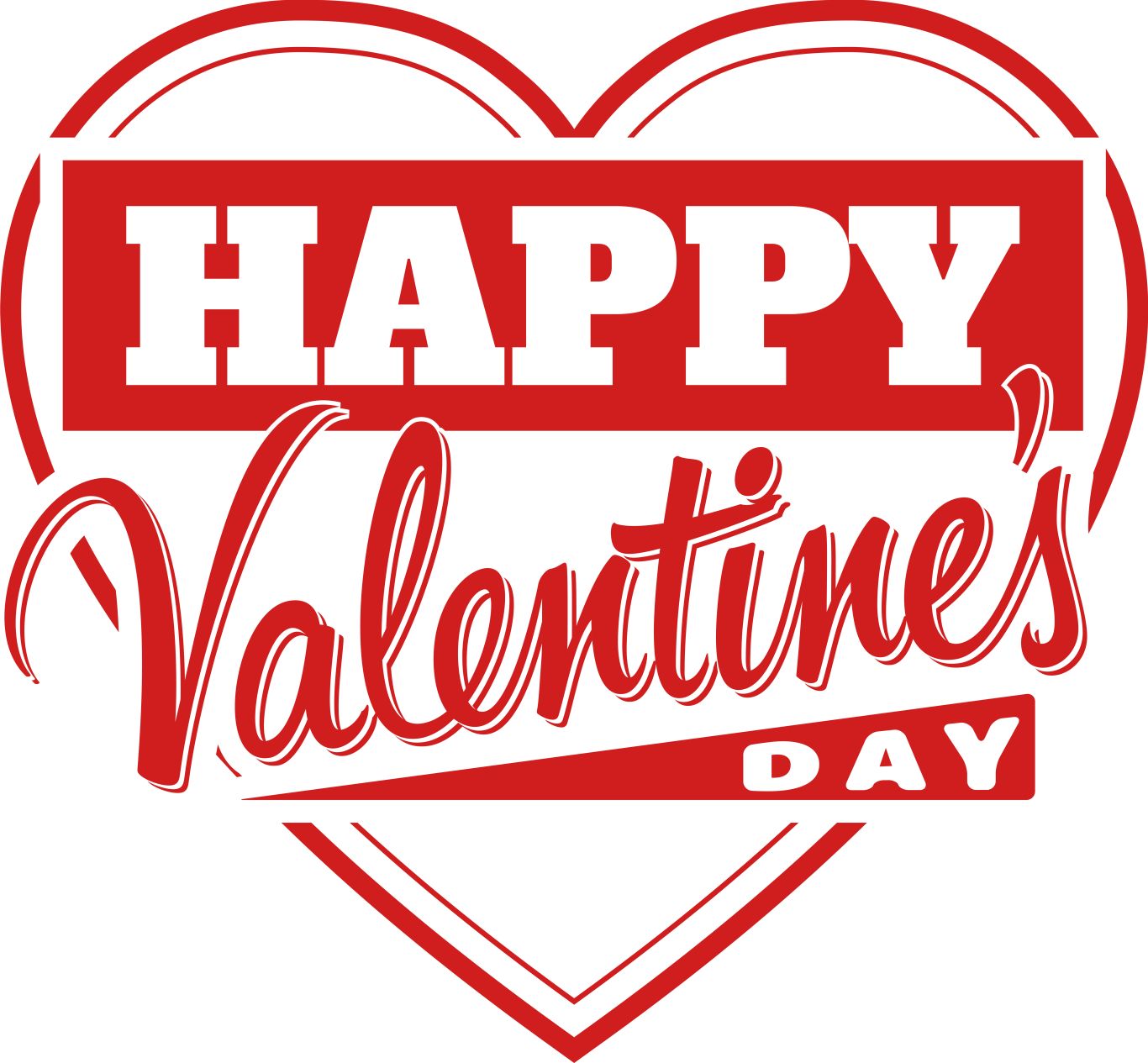 Happy Valentines Day transparent PNG    图片编号:95712