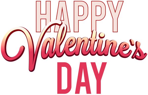 Happy Valentines Day transparent PNG    图片编号:95766