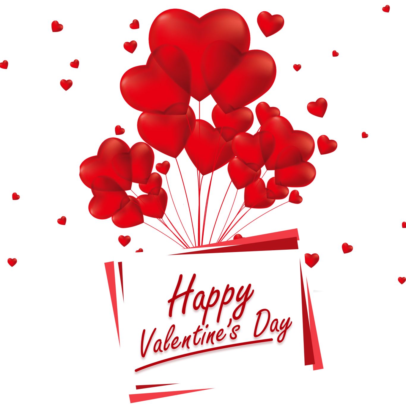 Happy Valentines Day transparent PNG    图片编号:95784