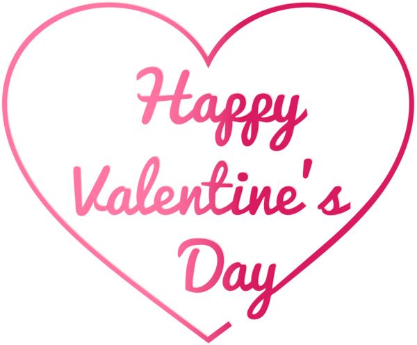 Happy Valentines Day transparent PNG    图片编号:95793