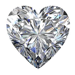 Heart diamond PNG image    图片编号:6680