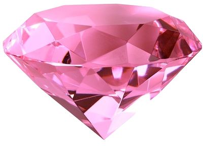 Pink diamond PNG image    图片编号:6684