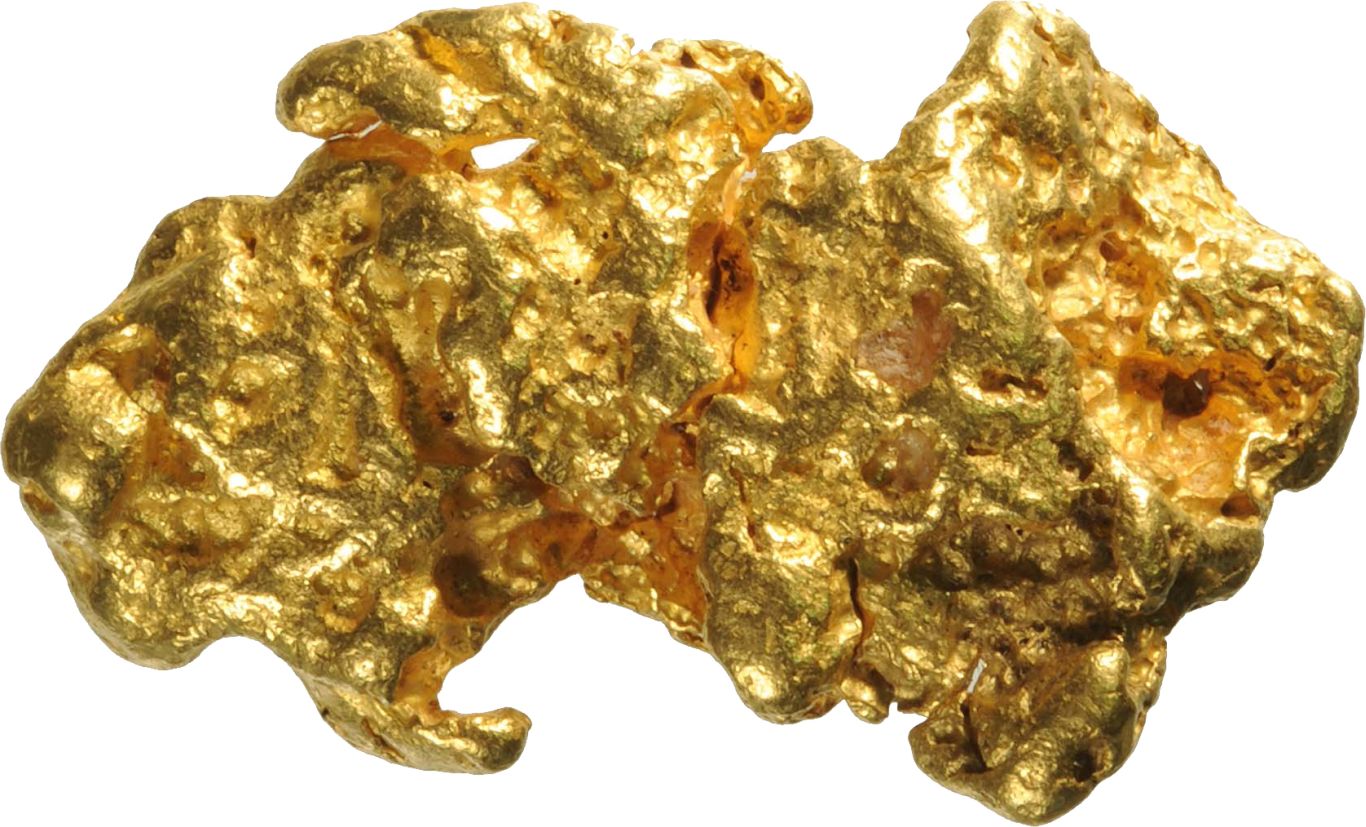 Gold nugget PNG image    图片编号:10992
