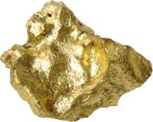 Gold nugget PNG image    图片编号:11034