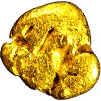 Gold nugget PNG image    图片编号:11035