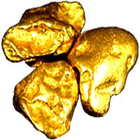Gold nuggets PNG image    图片编号:11036