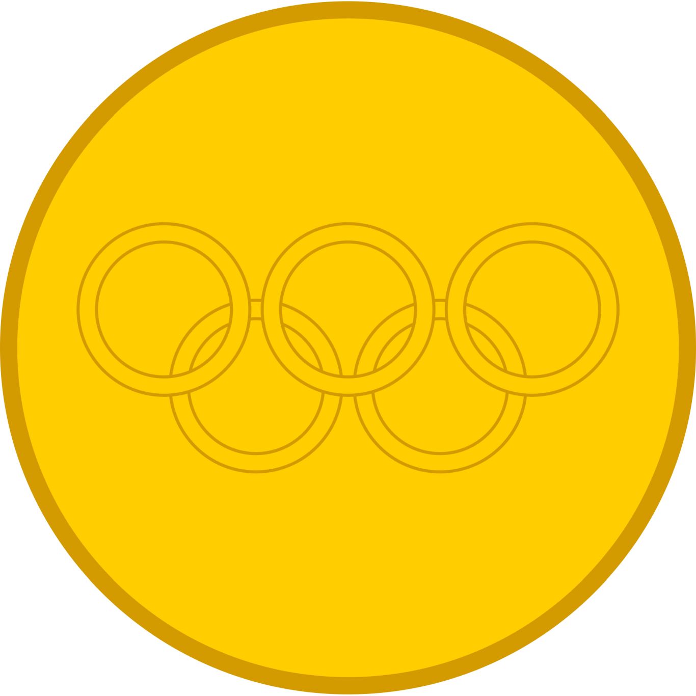 Gold medal PNG    图片编号:57728