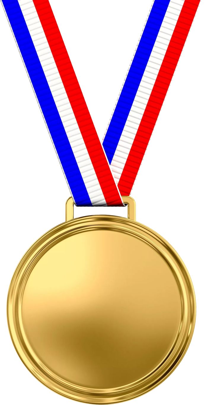 Gold medal PNG    图片编号:57722