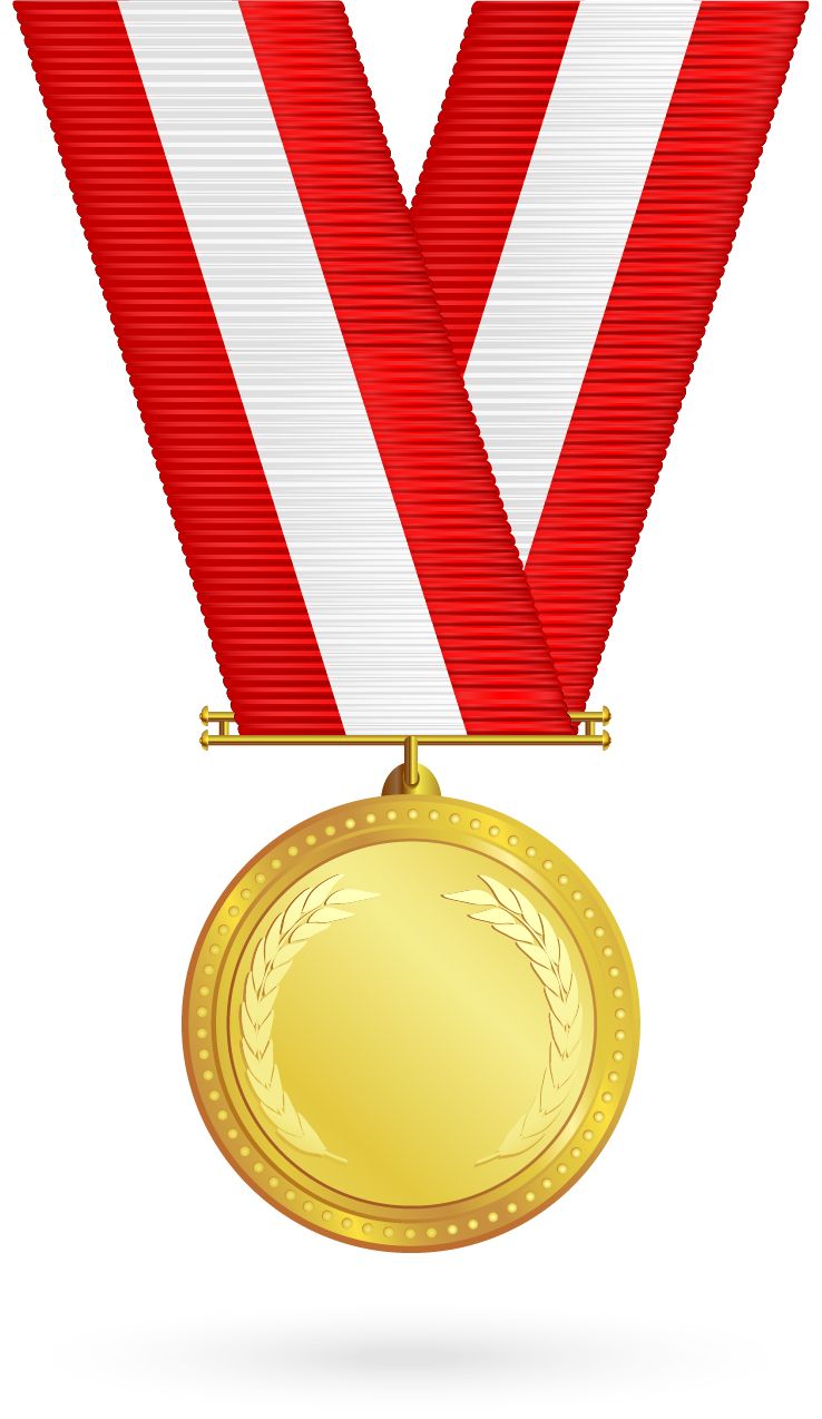 Gold medal PNG    图片编号:57785