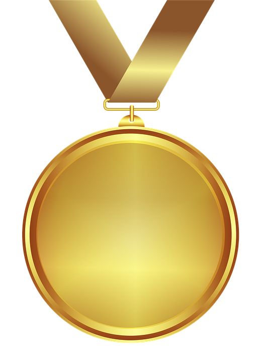 Gold medal PNG    图片编号:57789