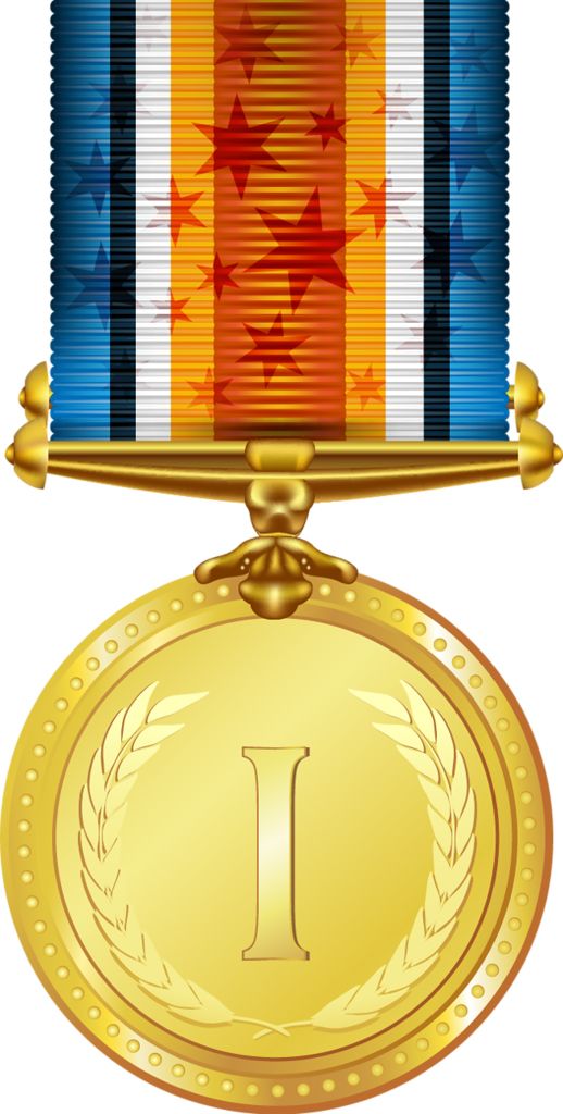 Gold medal PNG    图片编号:57724