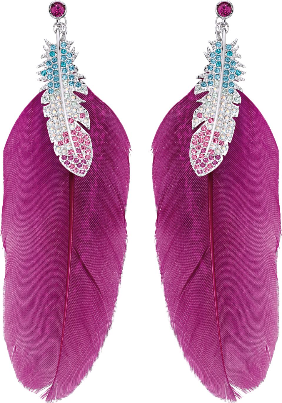 feather earrings PNG image    图片编号:6706
