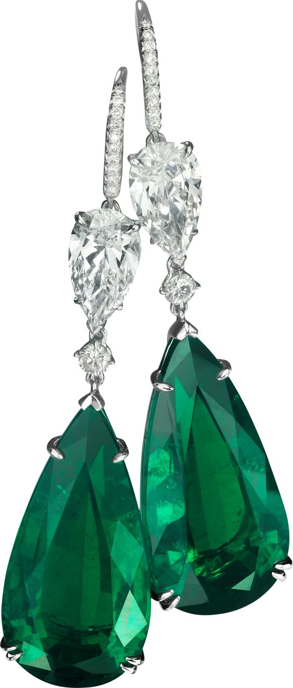 Diamond earrings PNG image    图片编号:6707