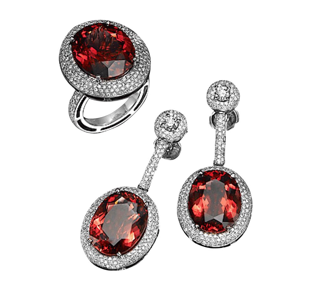 Diamond earrings PNG image    图片编号:6710