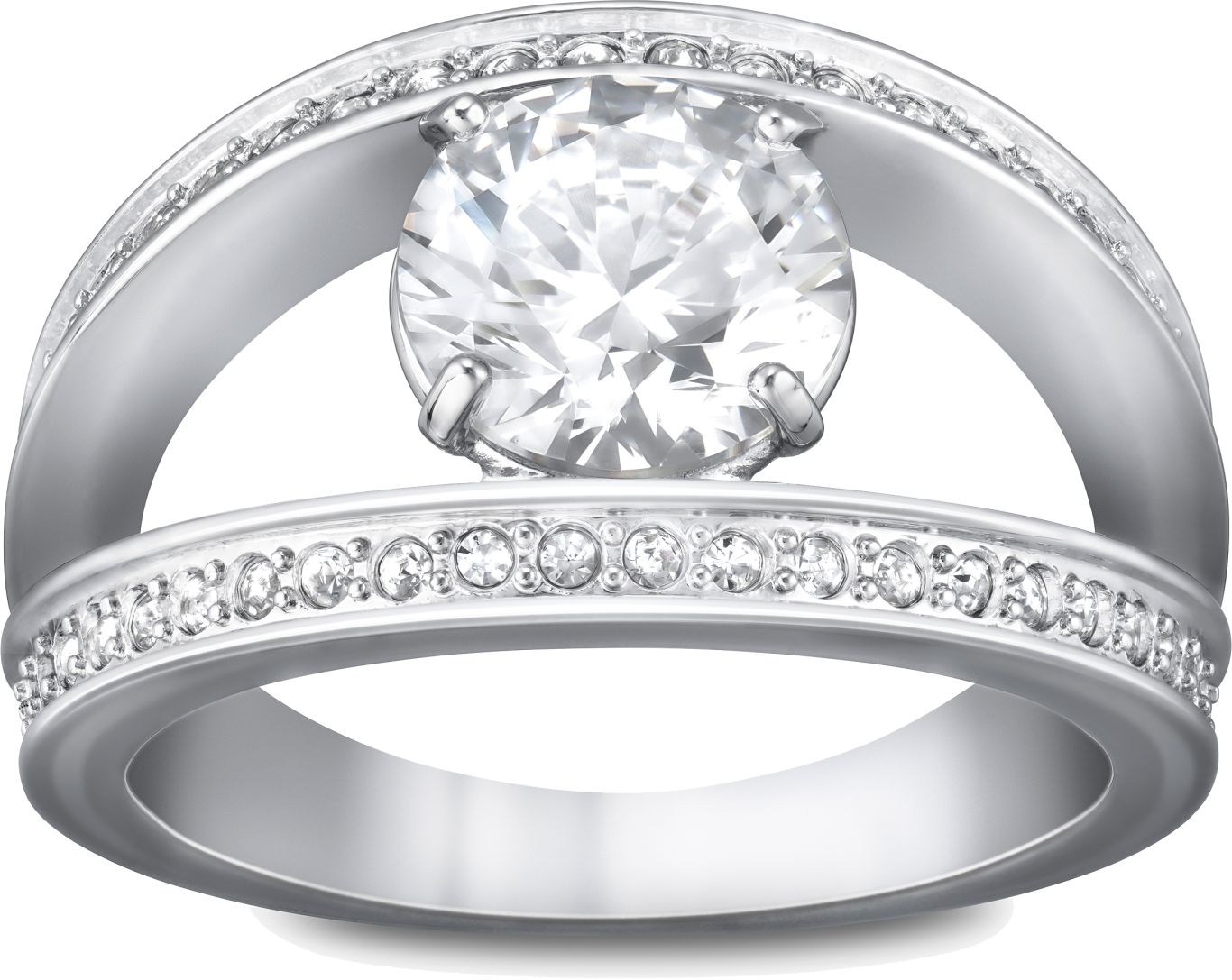 silver ring with diamond PNG    图片编号:6733