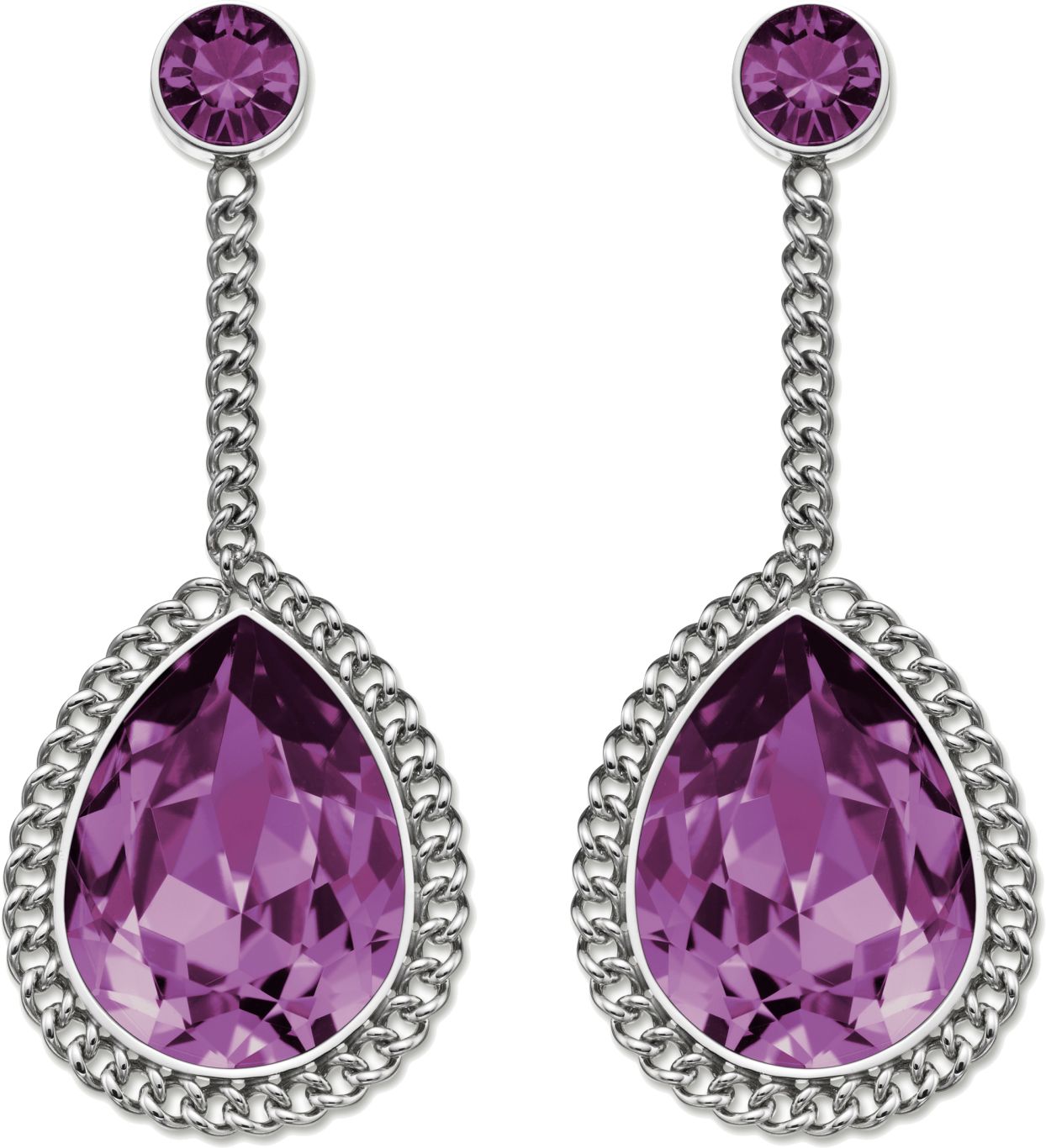 Diamond earrings PNG image    图片编号:6735