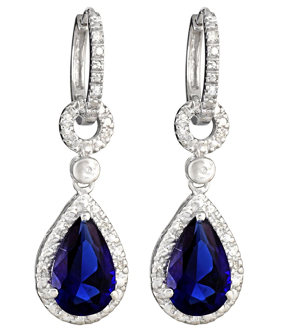 Diamond earrings PNG image    图片编号:6751