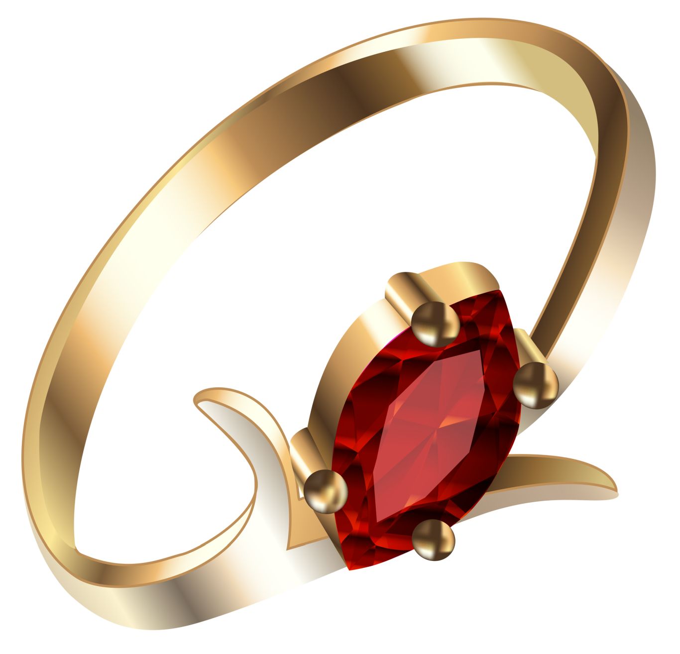 gold ring with diamond PNG    图片编号:6769