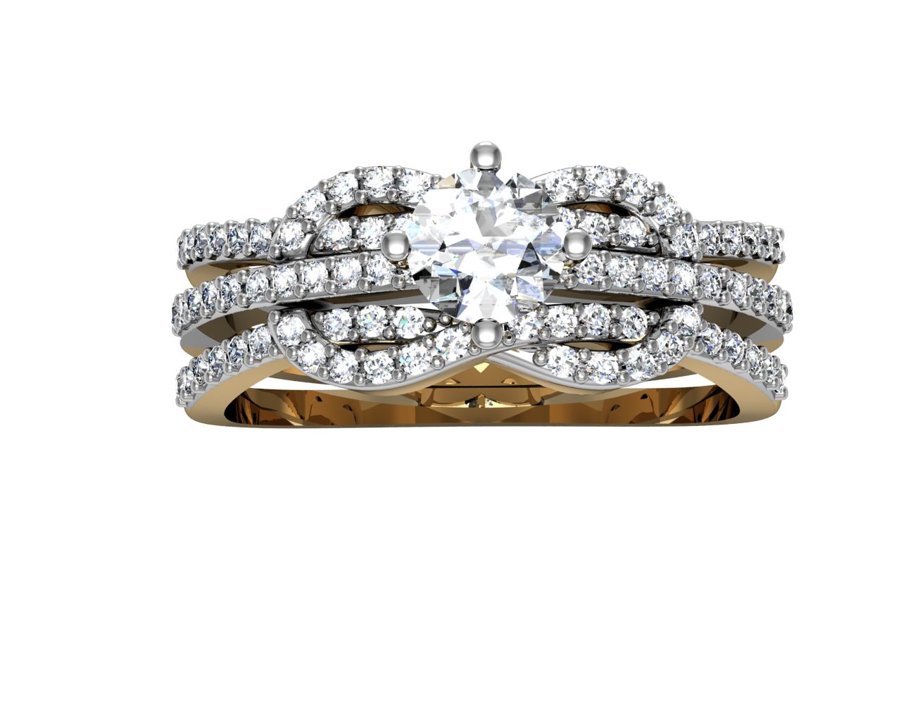 silver ring with diamonds PNG    图片编号:6825