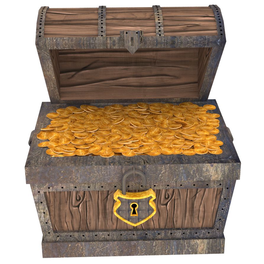 Treasure chest PNG    图片编号:56541