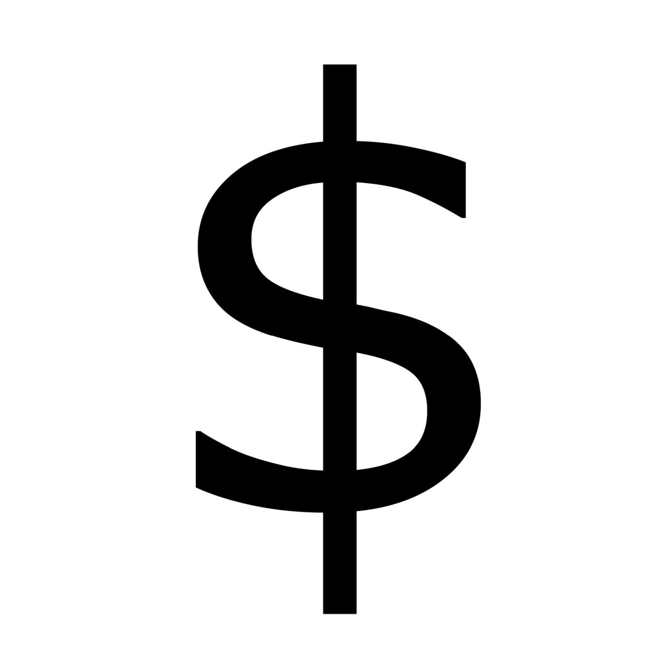 Dollar icon PNG    图片编号:21527