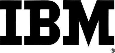 IBM black logo PNG    图片编号:19654