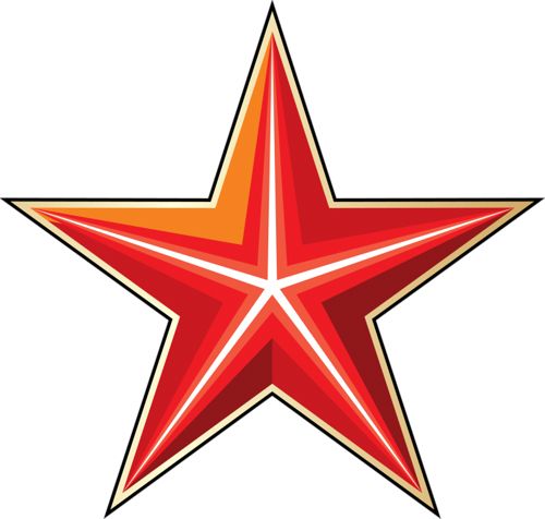 Red star PNG    图片编号:26286