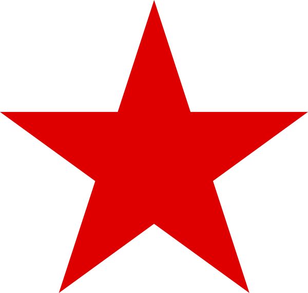 Red star PNG    图片编号:26298